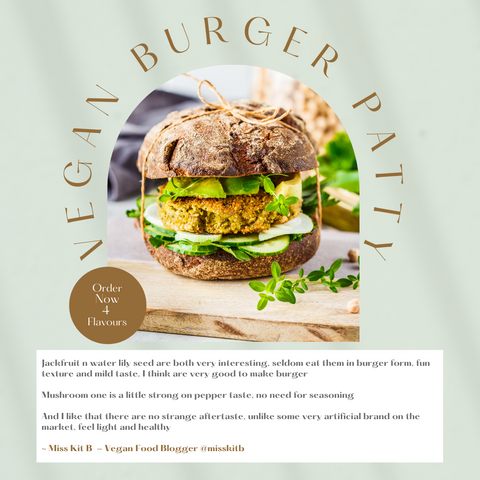 Eat The Real Food ~ Vegan Burger Patties