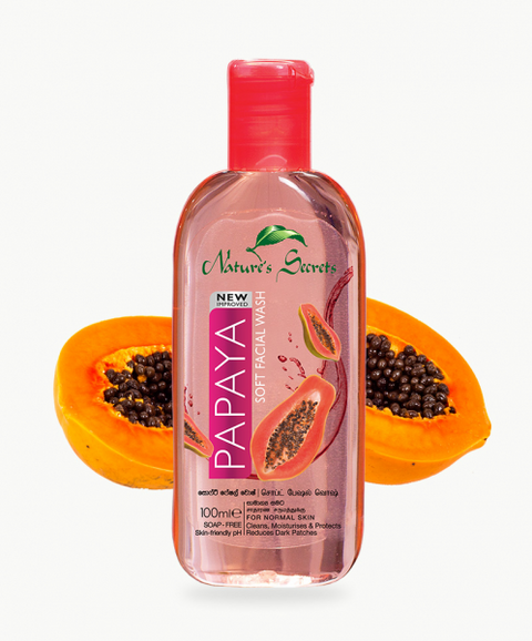 Nature's Secret Papaya Soft Facial Wash 100ml