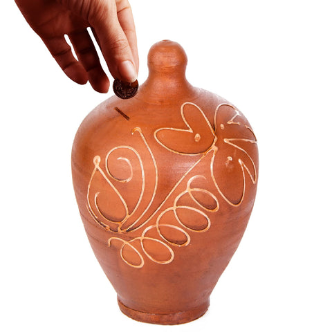 Clay Coin Bank