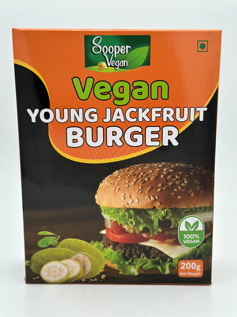 Sooper Vegan Young Jackfruit Burger - 200g