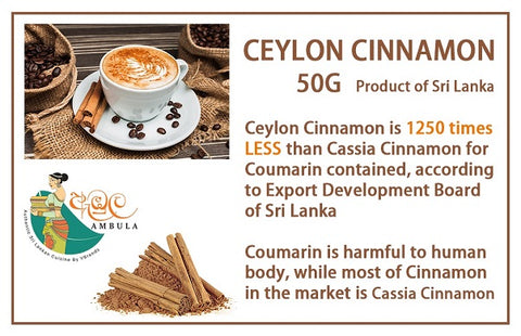 Ambula Ceylon Cinnamon Sticks 50g