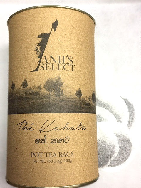 Anil's Select Ceylon Black Tea - 100 Pot tea bags - (2 for 1)