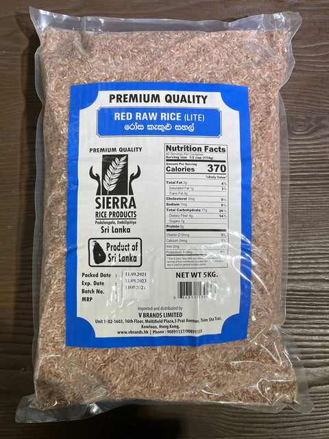 Sierra Red Raw Rice (Lite) 5kg