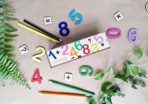 Nifty Foxy Wooden Numbers