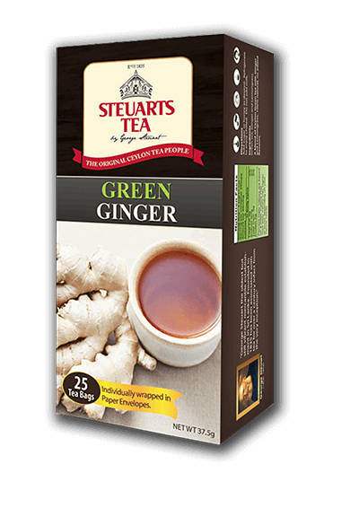 GST Green Ginger Tea - ENV 25 tea bags