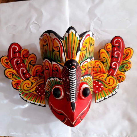 Traditional Wooden Mask Giniraja Guru